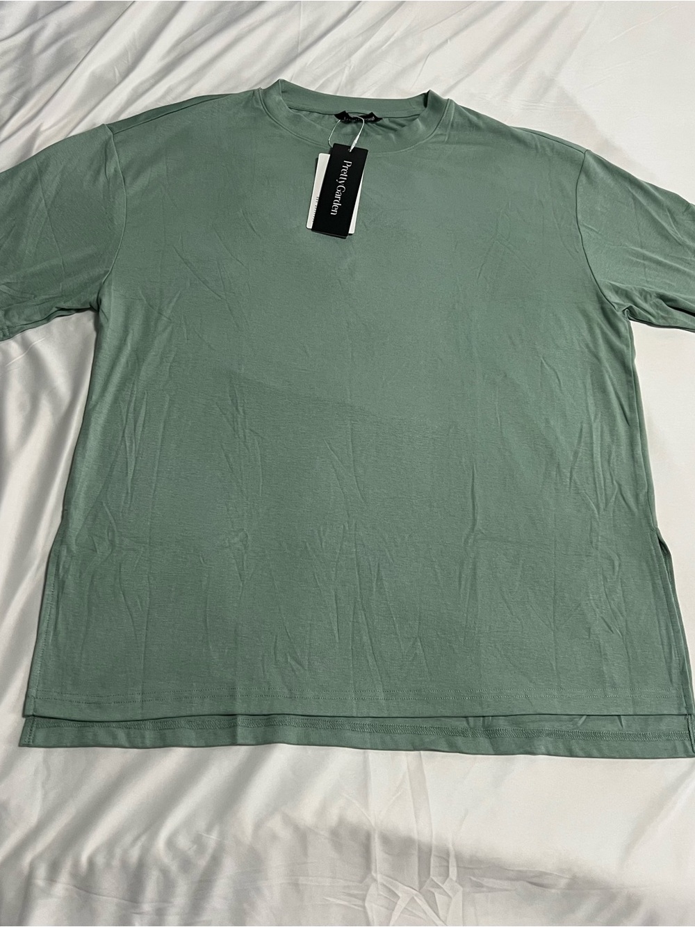 Men’s Crew Neck T-Shirt in Sage Green